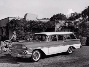 Chevrolet Brookwood 9-Passenger Wagon 1958 года